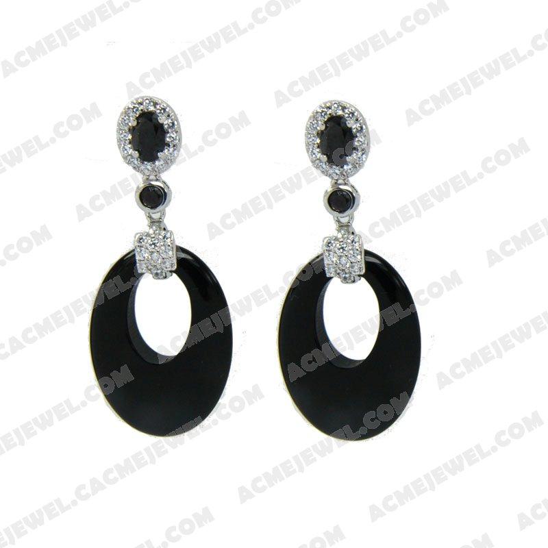 Earrings Silver / Brass  Rhoduim plating Earrings Silver / Brass  Rhoduim plating