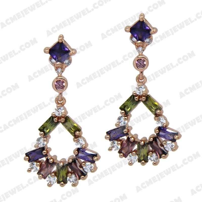 Earrings Silver / Brass  Rose gold plating Earrings Silver / Brass  Rose gold plating