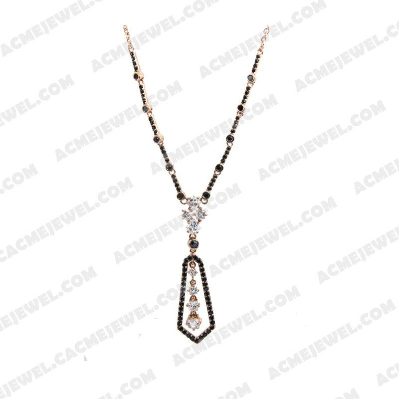 Necklace Silver / Brass  Rose gold plating Necklace Silver / Brass  Rose gold plating