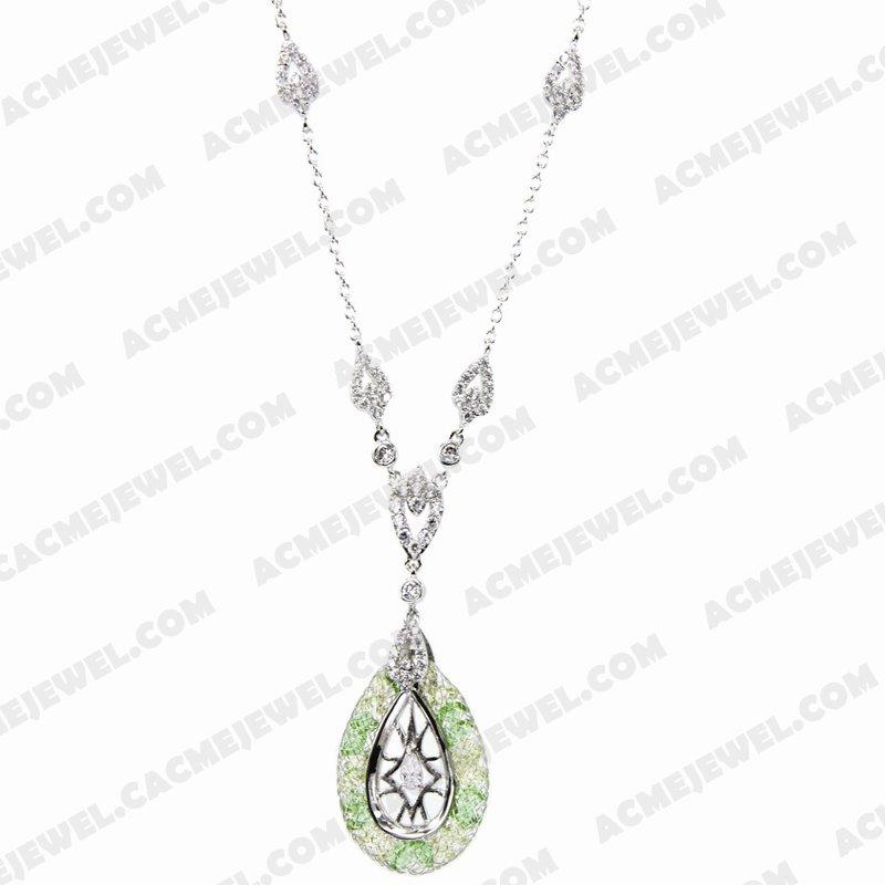 Necklace 925 Sterling Silver  Rhodium Necklace 925 Sterling Silver  Rhodium