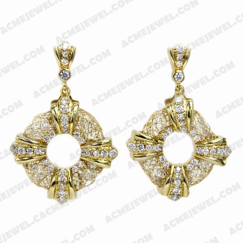 Earrings 925 Sterling Silver  Gold  Earrings 925 Sterling Silver  Gold