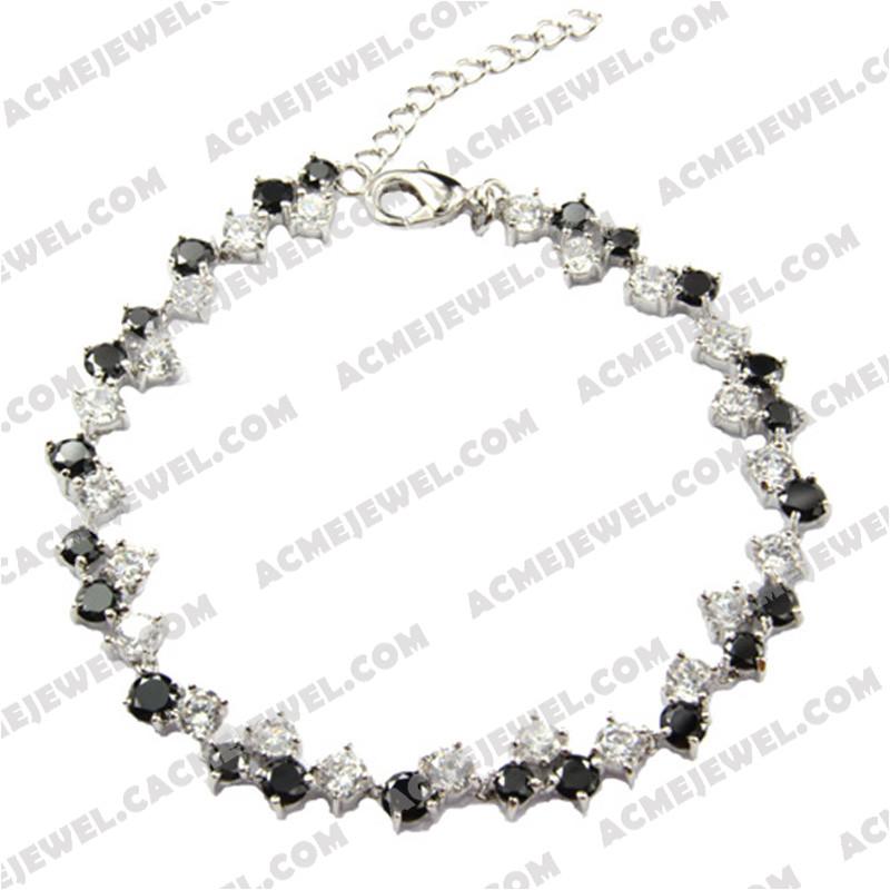 Bracelets & Bangles 925 Sterling Silver  Rhodium 