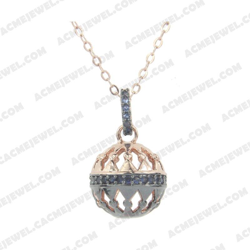 Pendants 925 sterling silver  2-tone Rose gold and black rhodium Pendants 925 sterling silver  2-tone Rose gold and black rhodium
