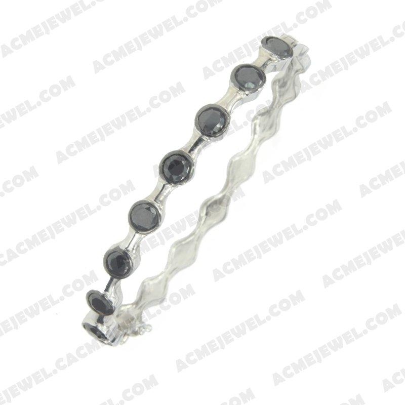 Bracelets & Bangles 925 sterling silver  2-tone Rhodium and black rhodium Bracelets & Bangles 925 sterling silver  2-tone Rhodium and black rhodium