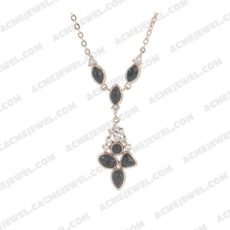 Necklace 925 sterling silver   Rose gold  Necklace 925 sterling silver   Rose gold