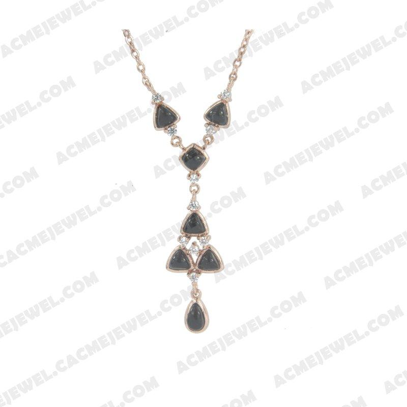 Necklace 925 sterling silver   Rose gold  Necklace 925 sterling silver   Rose gold
