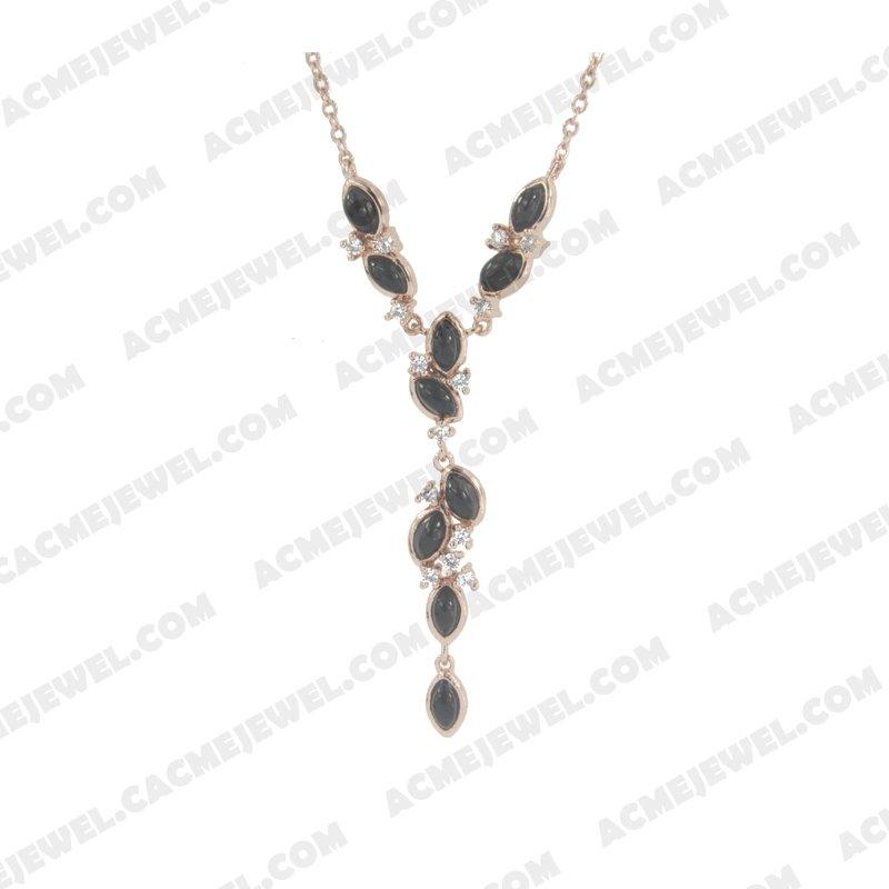 Necklace 925 sterling silver   Rose gold  Necklace 925 sterling silver   Rose gold