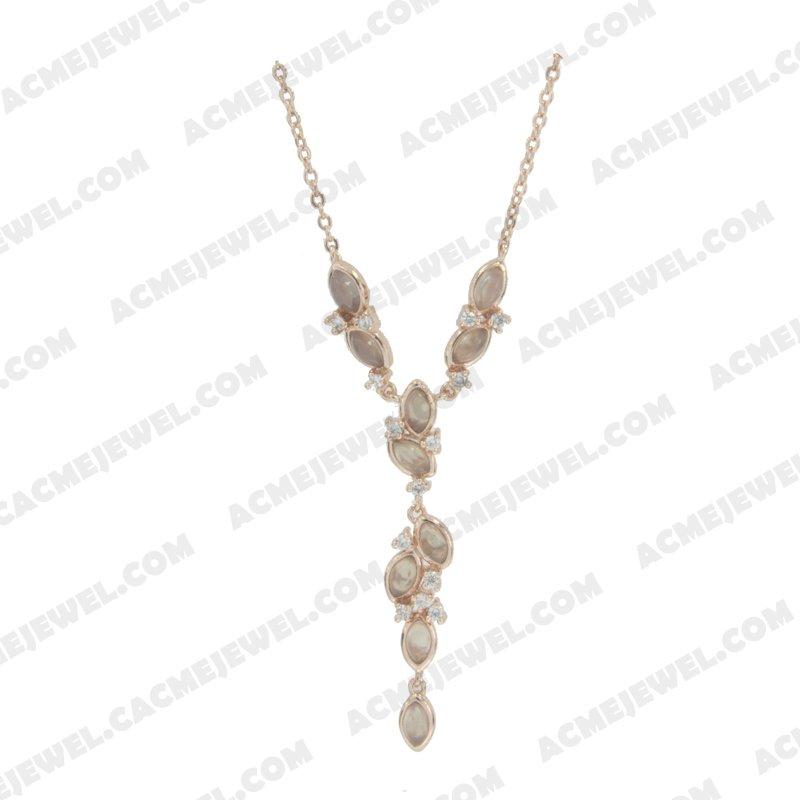 Necklace 925 sterling silver   Rose gold  Necklace 925 sterling silver   Rose gold