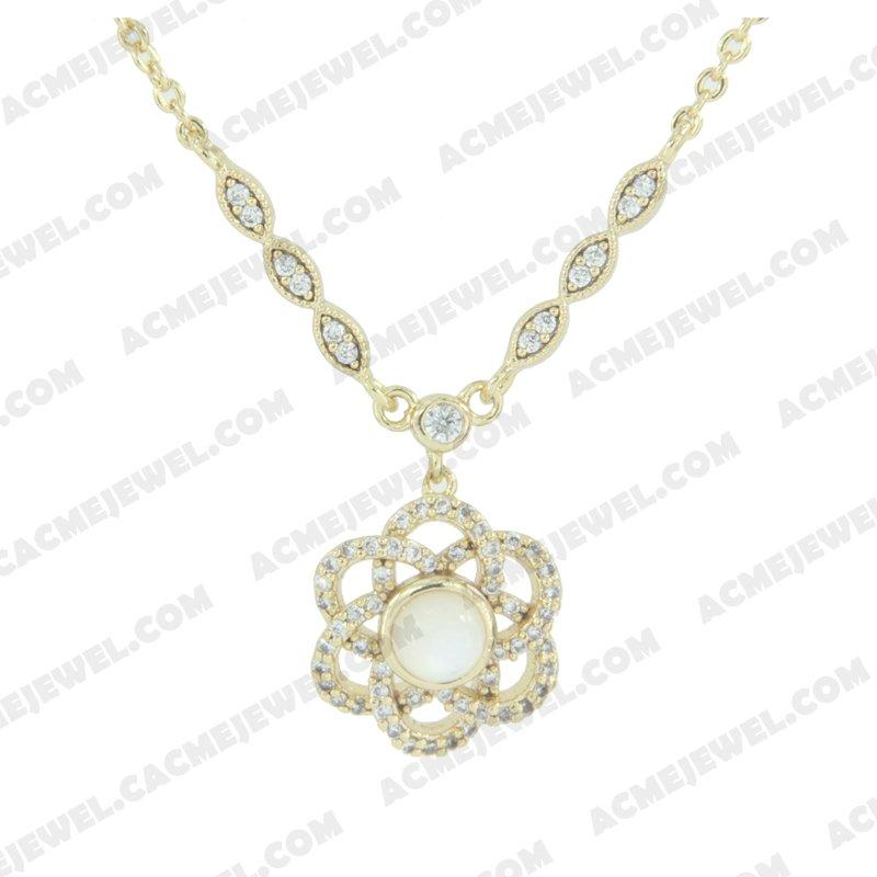 Necklace 925 sterling silver   Gold