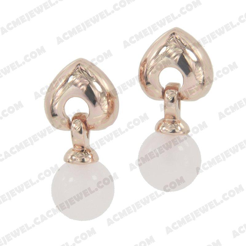 Earrings 925 sterling silver   Rose gold 
