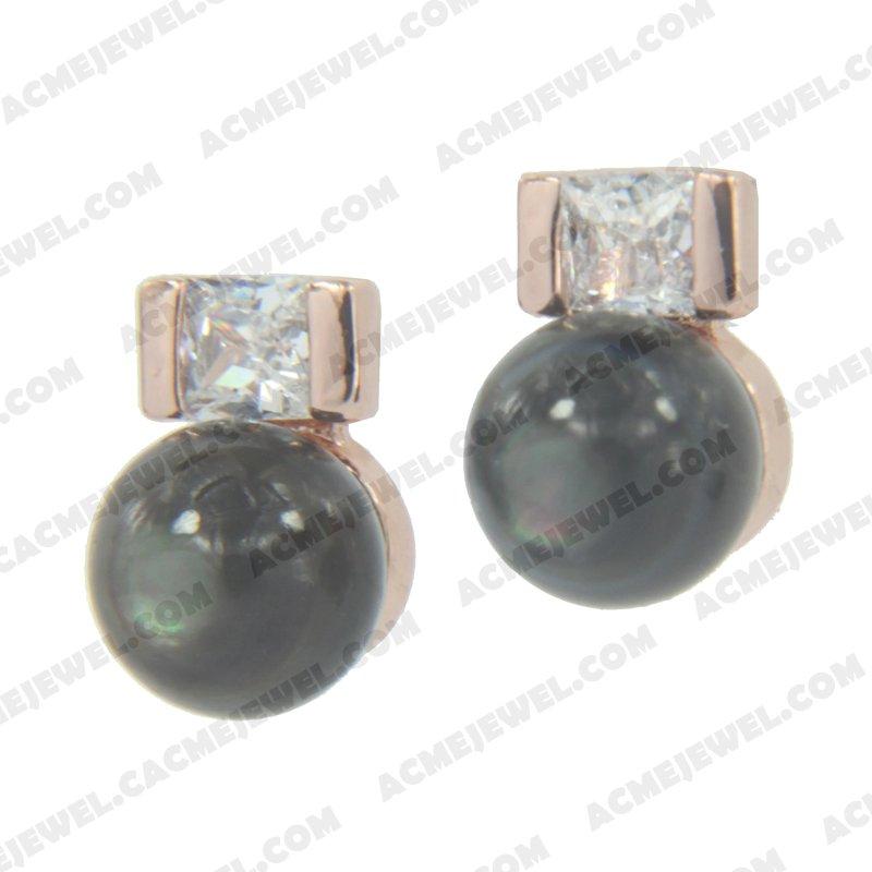 Earrings 925 sterling silver   Rose gold 