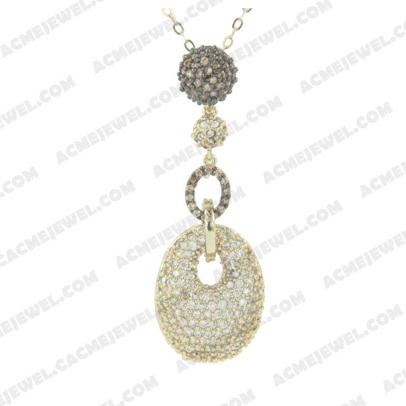 Pendants 925 sterling silver  2-tone Gold and black rhodium Pendants 925 sterling silver  2-tone Gold and black rhodium