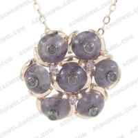   Pendants 925 sterling silver  2-tone Rose gold and black rhodium