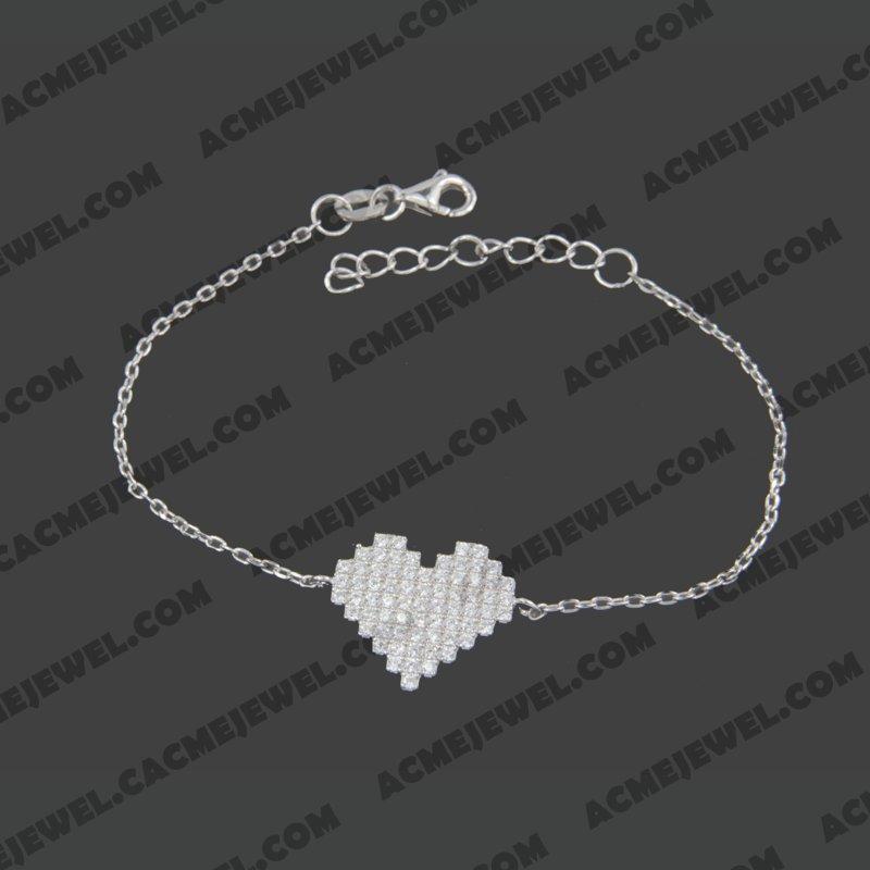 Bracelets & Bangles 925 Sterling Silver  Rhodium 