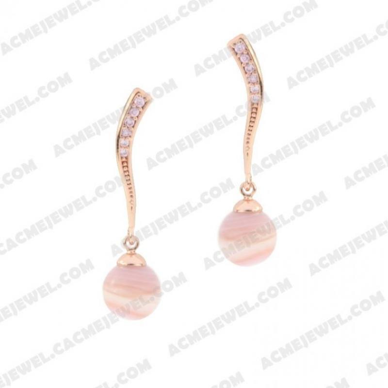 Earrings 925 Sterling Silver  Rose gold  Earrings 925 Sterling Silver  Rose gold