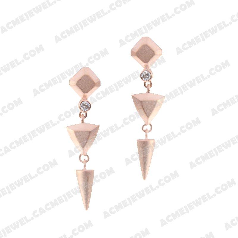 925 Sterling Silver  Matt rose gold  925 Sterling Silver  Matt rose gold