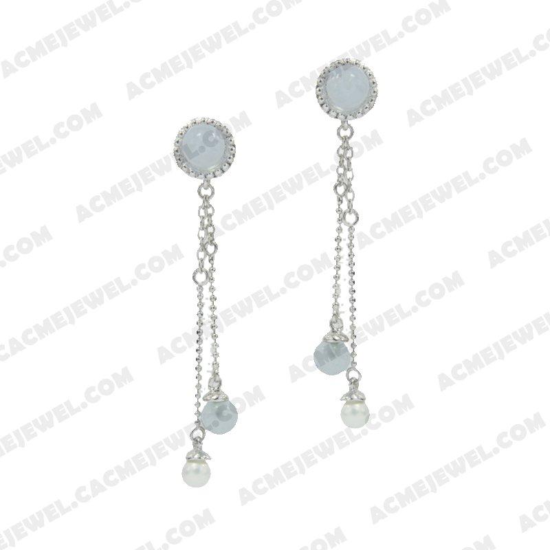 Earrings 925 Sterling Silver  Rhodium Earrings 925 Sterling Silver  Rhodium