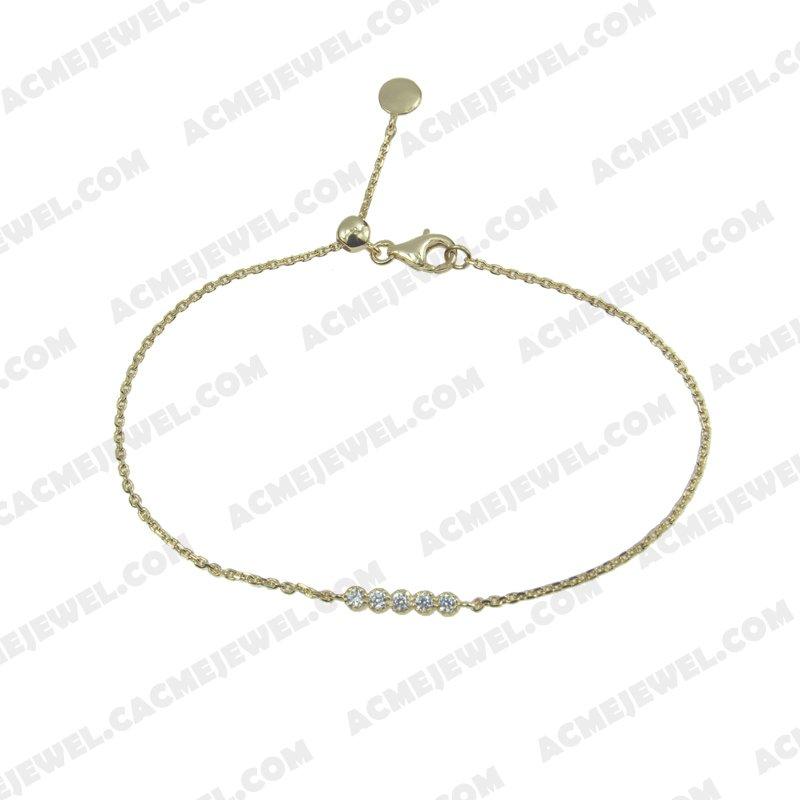 Bracelets & Bangles 925 Sterling Silver  Gold Bracelets & Bangles 925 Sterling Silver  Gold