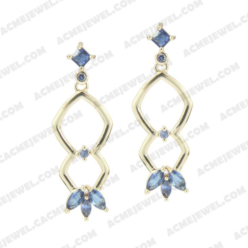 Earrings 925 sterling silver   Gold 