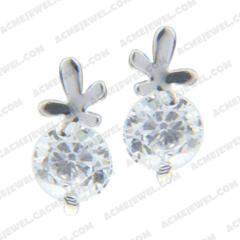 Earrings 925 sterling silver   Rhodium  Earrings 925 sterling silver   Rhodium