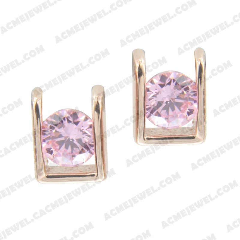 Earrings 925 sterling silver   Rose gold  Earrings 925 sterling silver   Rose gold