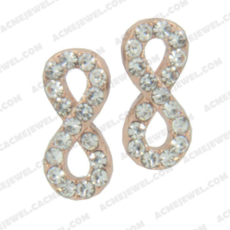 Earrings Alloy casting  Imitation rose gold plating Earrings Alloy casting  Imitation rose gold plating