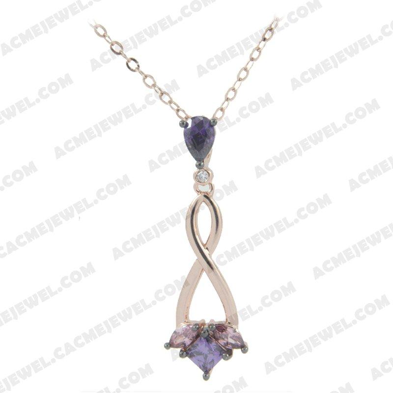 Pendants 925 sterling silver  2-tone Rose gold and black rhodium Pendants 925 sterling silver  2-tone Rose gold and black rhodium