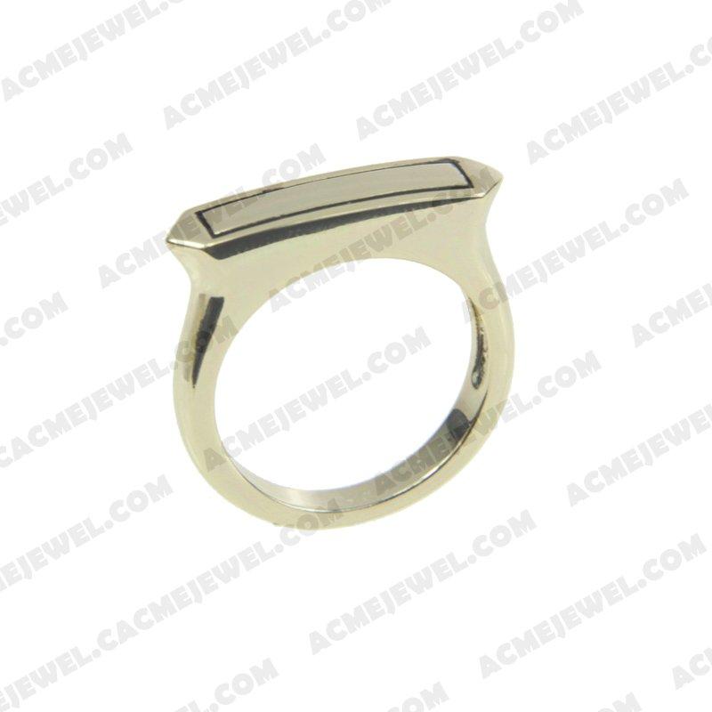 Rings 925 sterling silver  2-tone Gold and black smear Rings 925 sterling silver  2-tone Gold and black smear
